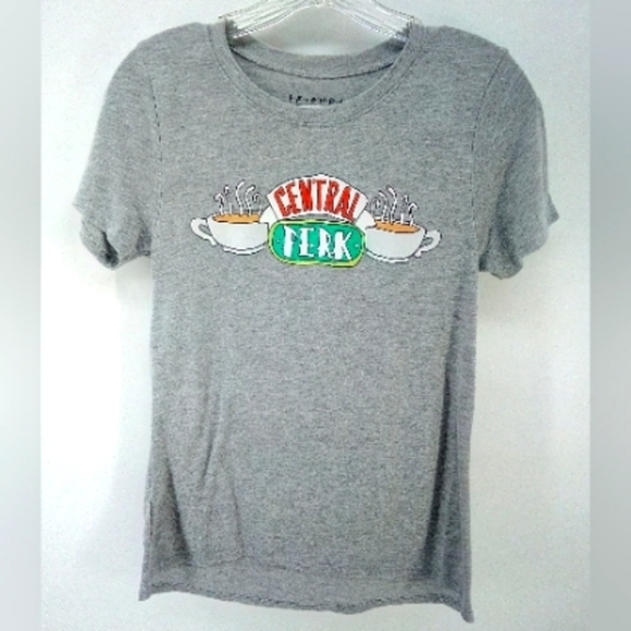 Friends Central Perk Gray Short Sleeve Shirt Tee XS TV Show Merchandise Coffee - Picture 1 of 8